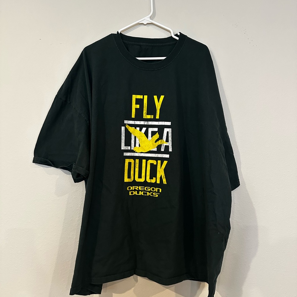 Oregon Ducks‎ “Fly Like a Duck” Graphic T-Shirt Men’s Size 5XL Green Cotton